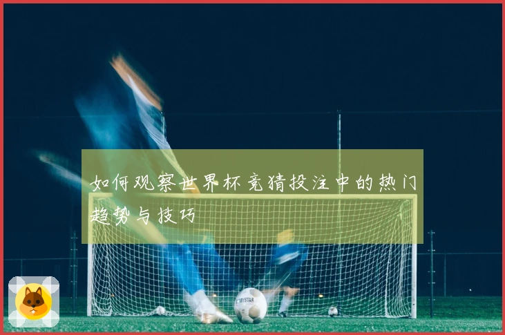 如何观察世界杯竞猜投注中的热门趋势与技巧
